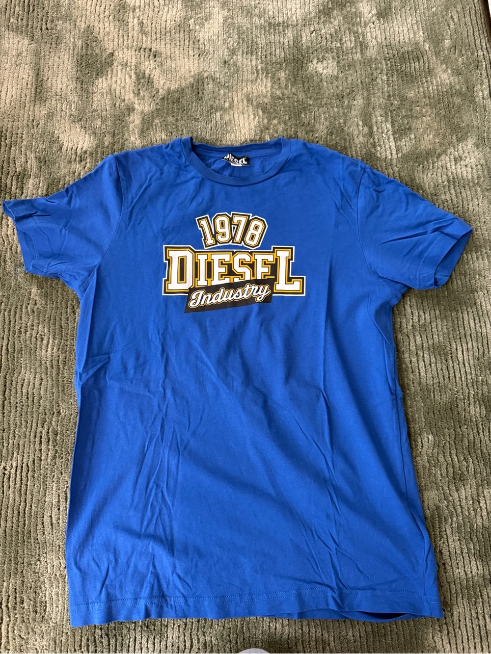Diesel Blue 1978 Logo Short Sleeve Tee